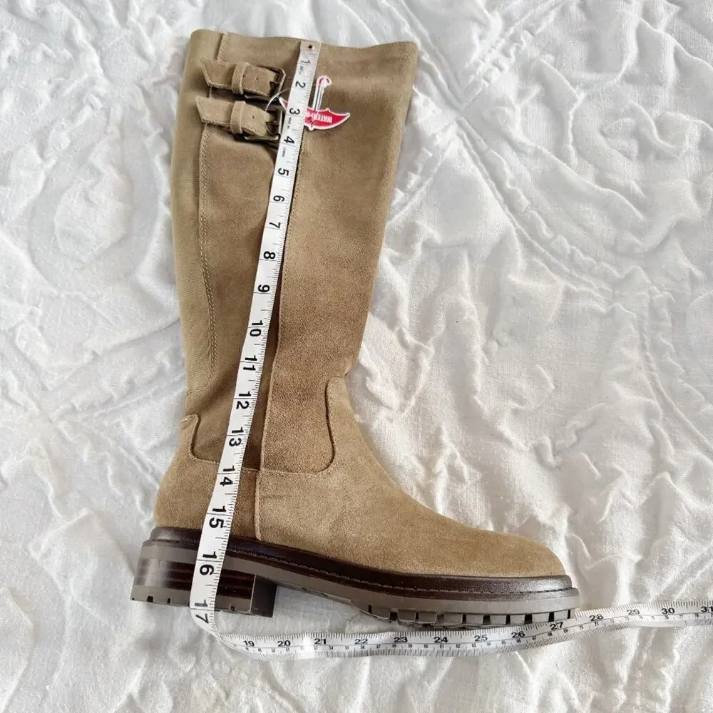 Blondo Reagan Waterproof Knee High Lug Boot Size 6.5 New